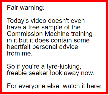 Email Marketing Warning