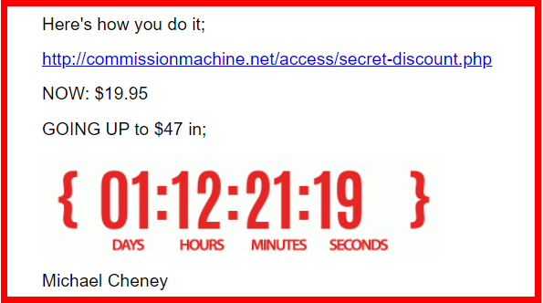 Use Urgency and Scarcity