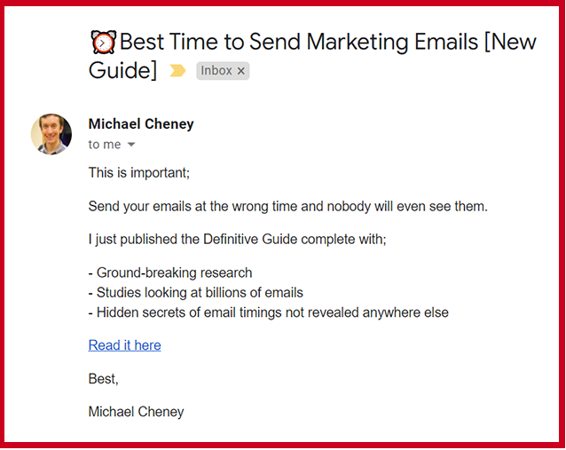 Send Text Email Using HTML