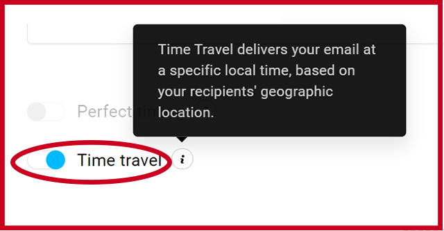 Send an Email with Time Travel on Getresponse