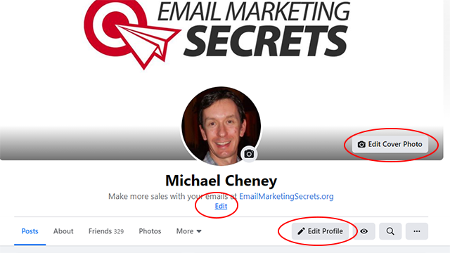 Edit Your Facebook Profile