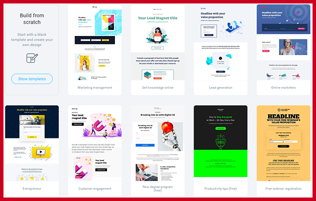 Landing Page Templates