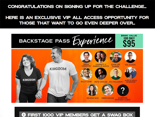 Using an Offer on Your Thank You Page