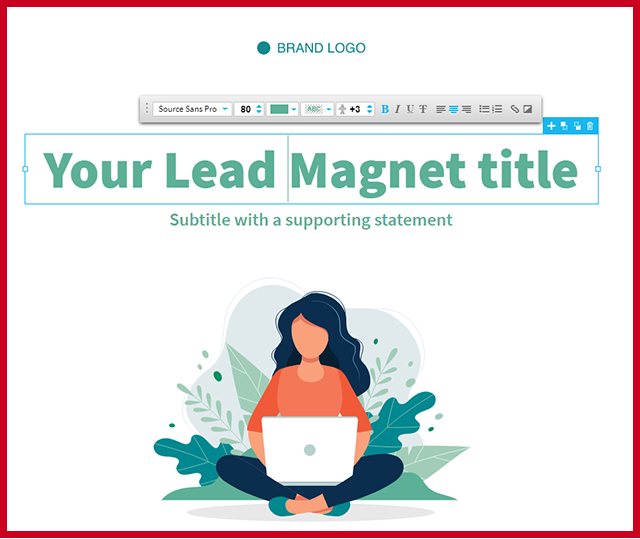 Create Landing Page Design