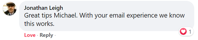 With Your Email Experience We Know This Works
