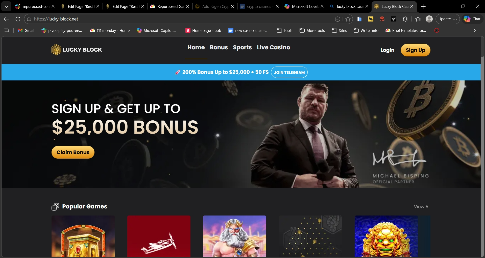 Luckyblock crypto casino